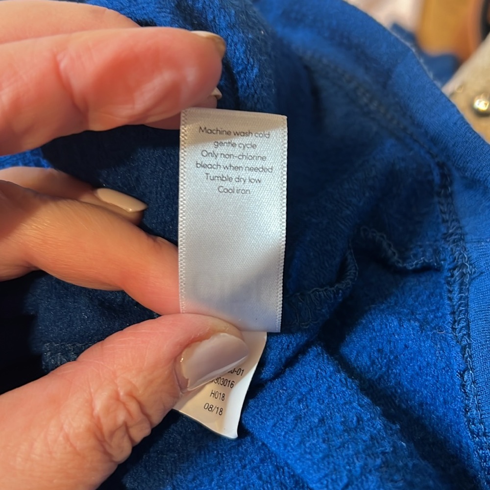 Athleta Girl Just for Funnel Neck in Peacock Blue size L / 12 - Picture 14 of 14